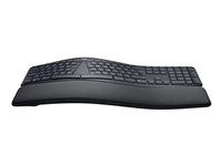 Klávesnice - bezdrátový - 2.4 GHz, Bluetooth 5.0 - QWERTY - britská - grafit