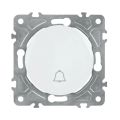 Zvonkový spínač ELECTROMALT OVAL OVA1020W, bílý