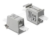 RJ45 Coupler Cat.6A jack to jack with du