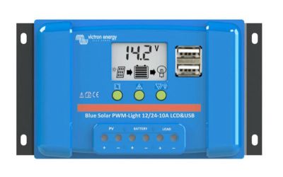 Solární regulátor PWM Victron Energy 30A LCD a USB 12V/24V