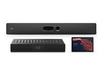 Cisco Webex Room Kit Pro G2 - Souprava pro video konference (Cisco Webex Codec Pro G2, Cisco Webex Quad Camera, Cisco Webex Room Navigator) - Certifikováno pro Microsoft Teams Rooms - uhlíková cern - power adapter included