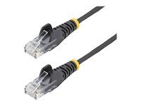 Category 6 - 28AWG (N6PAT300CMBKS) - Patch kabel - RJ-45 (M) do RJ-45 (M) - 3 m - CAT 6 - provedení bez hrbolků - černá