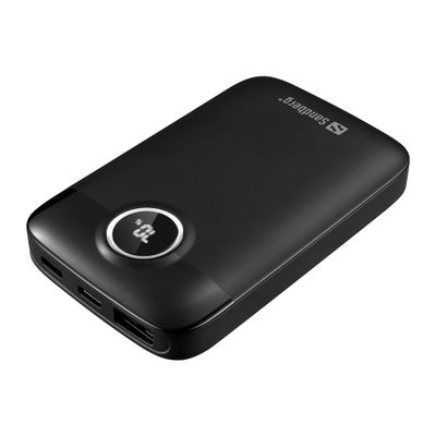 Sandberg SemiSolidState Powerbank 5000 mAh PD20W, kompaktní powerbanka, černá