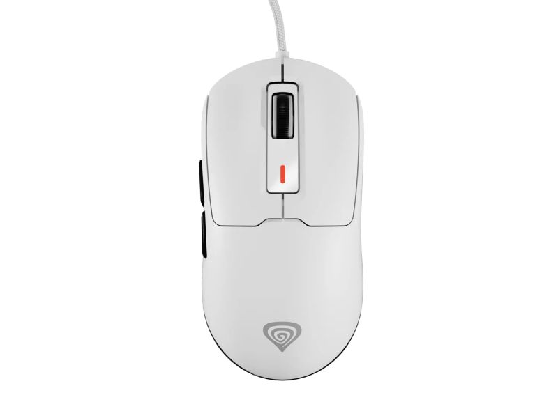 Genesis herní myš KRYPTON 660/Herní/Optická/12 000 DPI/Drátové USB-A/Bílá