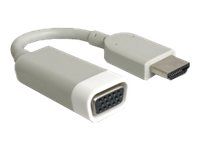 Video adaptér - HD-15 (VGA) se zdířkami (female) do HDMI s piny (male) - bílá