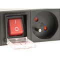 GEMBIRD Prodlužovačka 8x FR/SCHUKO, 10A, 3m