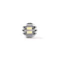 Autožárovka LED T10 12V CARCLEVER 4LED 2835SMD bílá 2ks