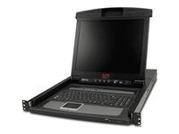 KVM konzole s přepínač KVM - 8 porty - PS/2 - 17" - připevnitelný na regál - VGA - černá - 1U - pro P/N: SMTL2K2RM2UCL, SMTL2K2RM2UCLNC, SMTL3KRM2UCL, SMTL3KRM2UCLNC, SMX3000RMX93