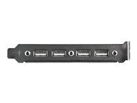 USB panel - 4 pin USB Type A (F) (USBPLATE4) - Panel USB - USB (F) do 9 pinová IDC (F)