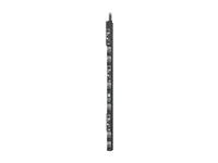 Rozvodná jednotka PDU (k montáži na regál) - přepínané, měřené, 415 V - AC 415 V - 69000 VA - 3 fáze - Ethernet 10/100/1000 - vstup: IEC 60309 100A - výstupní konektory: 36 (18 x IEC 60320 C13/C15, 18 x IEC 60320 C13/C15/C19/C21) - 0U - 3 m kabel - černá - pro P/N: AR3003, AR3003SP, AR3006, AR3006SP, AR3103, AR3103SP, AR3106, AR3106SP