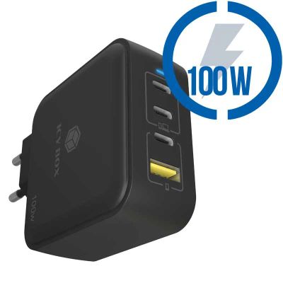 RAIDSONIC ICY Rychlonabíječka, 3xUSB-C/A, 100W