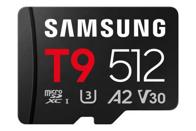 Samsung T9/Micro SDXC/512GB/UHS-I U3 / Class 10/+ Adaptér/Černá