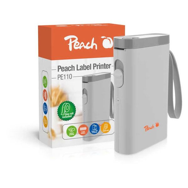 PEACH PE110-w, Tiskárna štítků, bílá