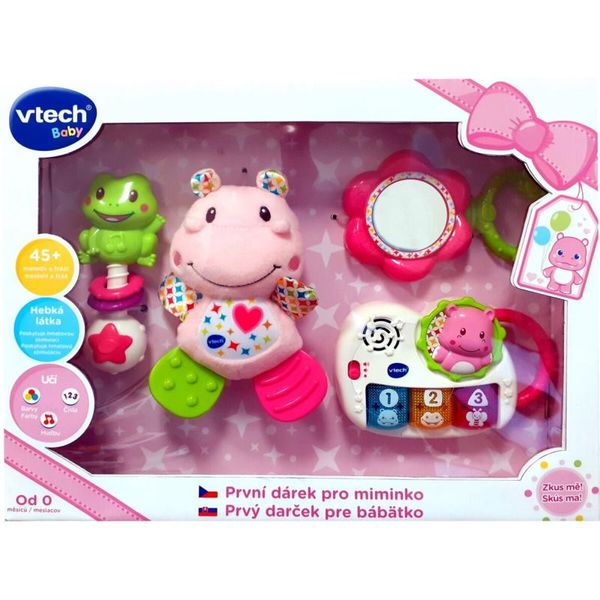 VTECH První dárek pro miminko SK - růžový