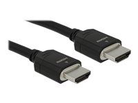 Ultra High Speed - HDMI kabel - HDMI s piny (male) do HDMI s piny (male) - 2 m - trojnásobně stíněný - černá - podpora Dolby DTS-HD Master Audio, podpora Dolby TrueHD, podporuje poměr stran obrazu 21:9, podpora 8K UHD (7680 x 4320)