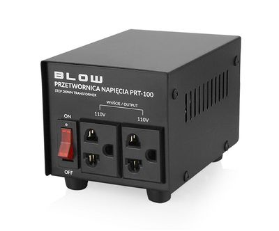 Měnič napětí BLOW PRT-100 230V/110V 100W