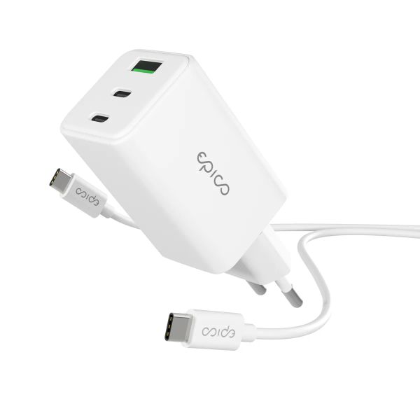 Epico GaN 65W adaptér EA65 s 1,2 m USB-C kabelem