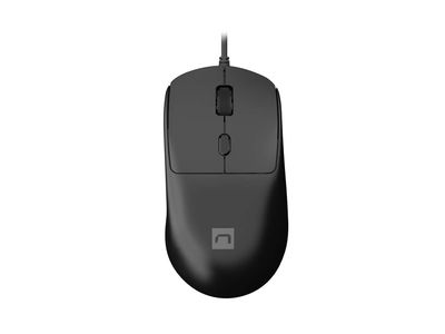 Natec laserová myš HAWK 2/Kancelářská/Laserová/2 400 DPI/Drátové USB-A/Černá
