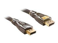 Kabel DisplayPort - DisplayPort (M) do DisplayPort (M) - 1 m - antracit