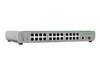 Přepínač - neřízený - 24 x 10/100/1000 + 1 x 100/1000/2.5G/5G/10G (uplink) + 1 x 1 Gigabit / 10 Gigabit SFP+ (uplink) - Lze montovat do rozvaděče