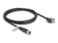 M12 Cable D-coded 4 pin female to RJ45 p