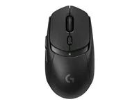 Myš - hraní - optický - 6 tlačítka - bezdrátový - 2.4 GHz, Bluetooth - přijímač USB Logitech LIGHTSPEED - černá