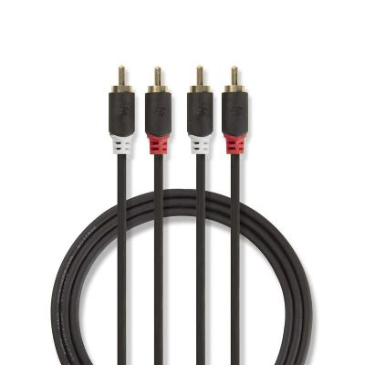 Kabel 2x Cinch konektor/2x Cinch konektor 1m NEDIS CABW24200AT10