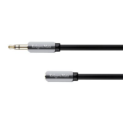 Kabel Jack 3,5 mm konektor / Jack 3,5 mm zdířka 1,8 m KRUGER & MATZ KM0316