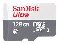 Paměťová karta flash (adaptér microSDXC na SD zahrnuto) - 128 GB - UHS-I / Class10 - microSDXC UHS-I