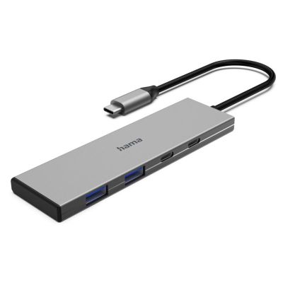 HAMA Hub, USB-C Docking stanice, PD 100W