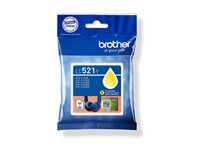 Brother LC521Y - Žlutá - originální - polštárový balícek - inkoustová cartridge - pro Brother DCP-J1260W, DCP-J1310DW, DCP-J1313DW, DCP-J1460DW