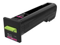 Vysoká výtěžnost - purpurová - originální - kazeta s barvivem LCCP - pro Lexmark CS820de, CS820dte, CS820dtfe