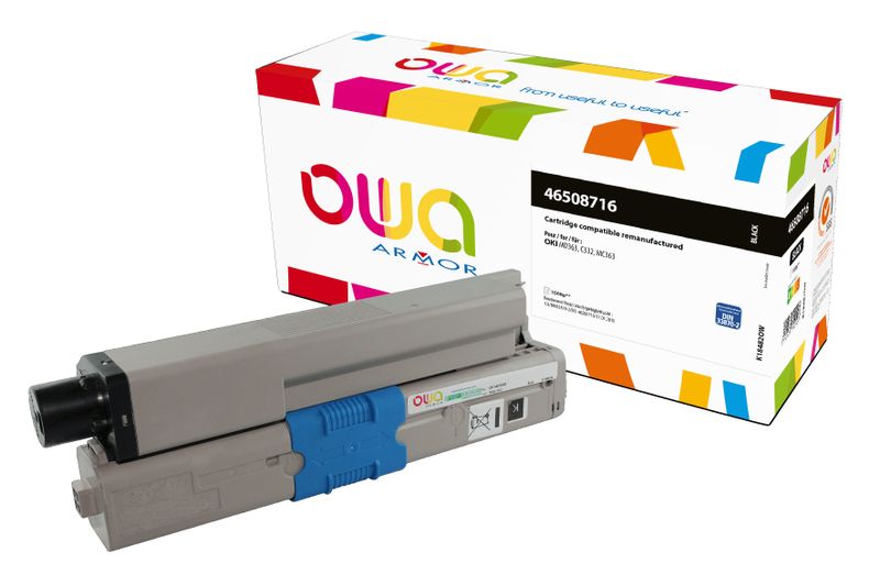 OWA Armor toner kompatibilní s OKI 46508716, 1500st, černá/black