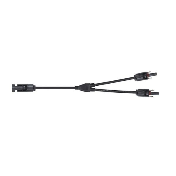 Konektor pro solární panely MC4 GETI rozbočení 1x konektor 2x zdířka 30 cm