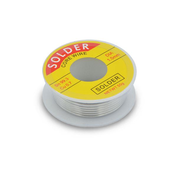 Cín 1.5mm 50g 99,3%Sn 0,7%Cu + tavidlo 2%