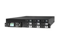 APC NetShelter Rack PDU Advanced - Rozvodná jednotka PDU (k montáži na regál) - prepínané, merené, 415 V - AC 415 V - 41400 VA - 3 fáze - Ethernet 10/100/1000 - vstup: IEC 60309 60A - výstupní konektory: 18 (9 x IEC 60320 C13/C15, 9 x IEC 60320 C13/C15/C19/C21) - 2U - 3 m kabel - cerná