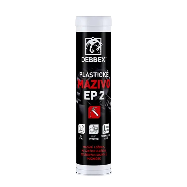 Plastické mazivo DEBBEX EP 2 žluté 400ml