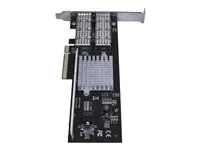 Startech Dual Port 40G QSFP+ Network Card, Intel XL710 Open QSFP+ Converged Adapter, PCIe 40 Gigabit Ethernet Server NIC, 40GbE Fiber Optic LAN Card, Dell PowerEdge HPE ProLiant, 40Gb - Network Interface Card - Sítový adaptér - PCIe - 40 Gigabit QSFP+ x 2