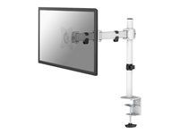 Montážní sada - plný pohyb - pro Displej LCD - bílá - velikost obrazovky: 10"-30" - upevnění svorkou, průchodka, upevnitelné na stůl