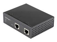 StarTech Industrial Gigabit PoE Injector, High Speed/High Power 90W, 802.3bt PoE++ 48V-56VDC DIN Rail UPoE/Ultra Power Over Ethernet Injector Adapter, -40C to +75C, Rugged, Gigabit PoE - 90W PoE++ Injector (POEINJ1G90W) - Dávkovac energie - 90 Watt - výstupní konektory: 2 - cerná