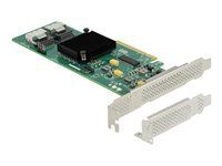 Řadič úložiště - 8 Kanál - SATA 6Gb/s / SAS - nízký profil - PCIe 2.0 x8