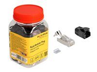 RJ45 Modular Plug with strain relief Cat