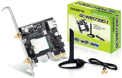 GIGABYTE PCI-E Wifi+BT 1733MBps 802.11a/b/g/n/ac