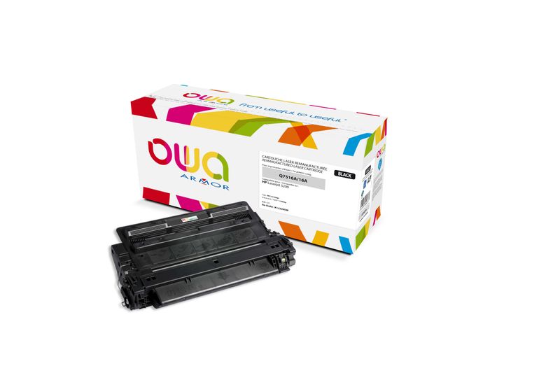 OWA Armor toner kompatibilní s HP LJ 5200, Q7516A, 12000st, černá/black