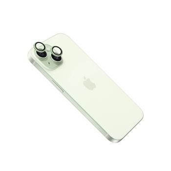 FIXED Camera Glass Apple iPhone 15/15+, světle zel