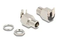 Connector DC 5.5 x 2.5 mm female bulkhea