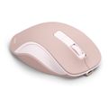 HAMA WM-500, Ergonomická bezdrátová myš, růžová
