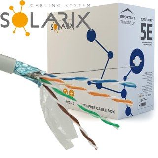 SOLARIX kabel FTP CAT5E PVC 305m/balení