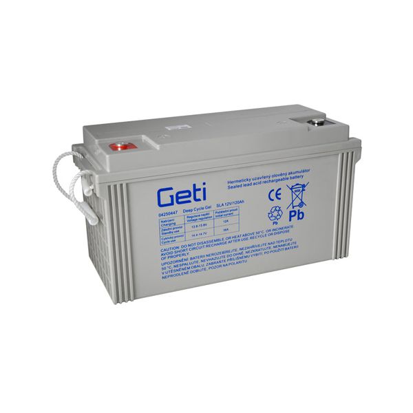 Gelová baterie 12V 120Ah GETI pro soláry