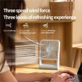 Mini přenosný ventilátor HOCO HX123, bílý